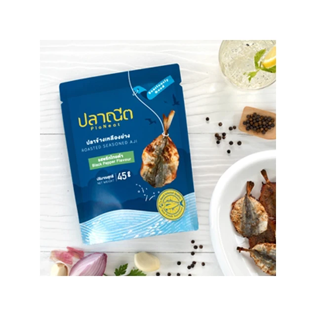 Высококачественные острые рыбные закуски жареные приправленные острое вкусовые из тайского морепродуктов