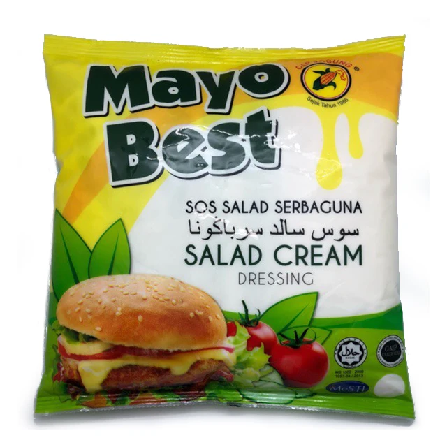 High Demand Best Brand in Malaysia sachet pack Mayo salad cream dressing for family use