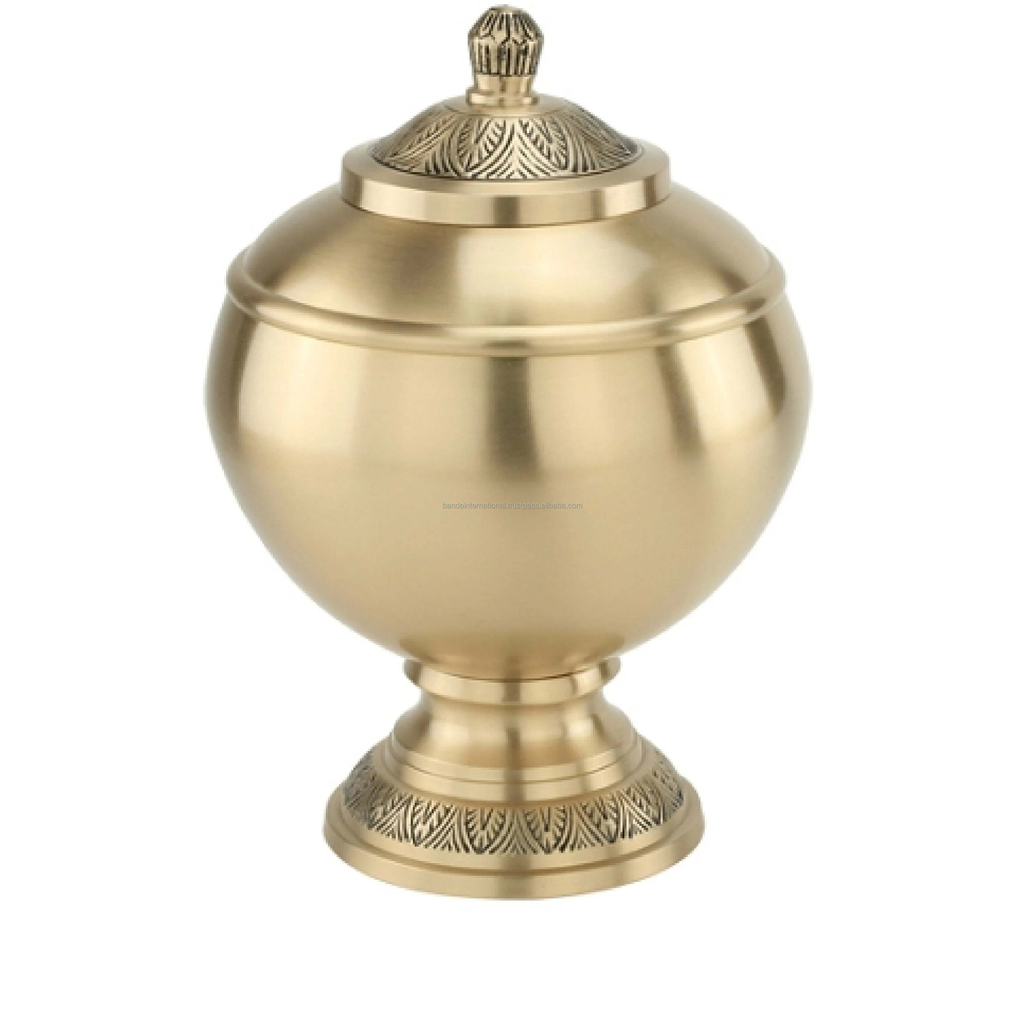 Gold Finished New Design Adult Urns Hot Selling Metal Handicrafts Ashes Use Cremation Urns For Adults