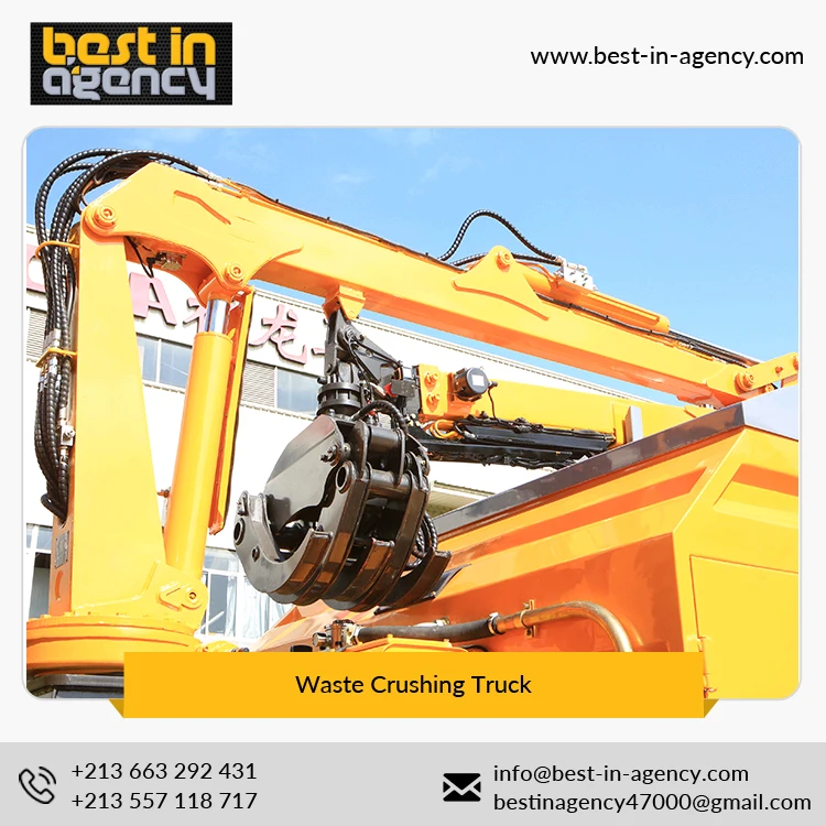 Highly Advanced Sanitation and Environmental Equipment Garbage Waste Crushing Truck