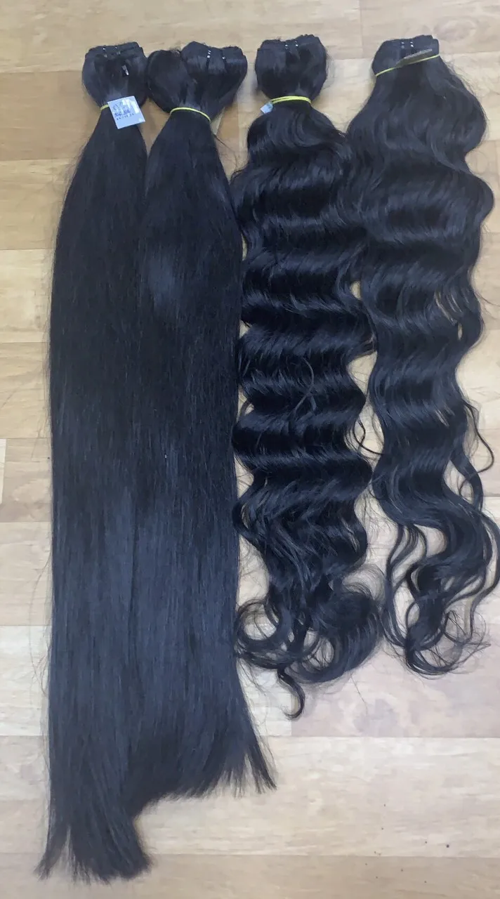 Лучшее качество пряди волос с глубокой волной вьетнамские волосы красивые шелковистые
