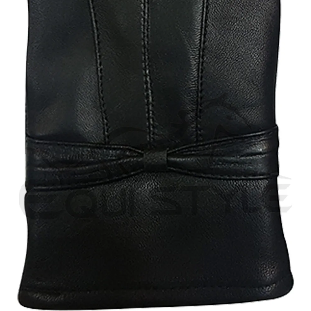 Black Leather Gloves High Quality Genuine Leather WInter Gloves Full Finger XXL Size Cold Weather Sheepskin Gloves in Pakistan