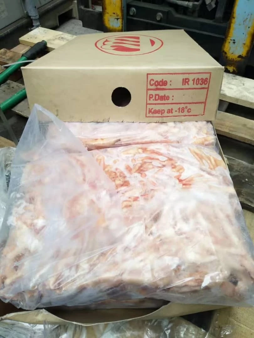 Бразильские Халяльные замороженные куриные лапы упакованы в 5 кг X 4 коробке с номером