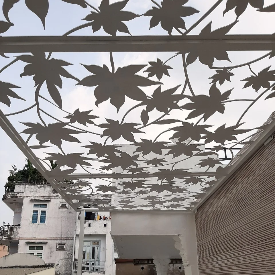 Outside Building Wall With Iron Facade Panels, High Quality And Good Price From Vietnam