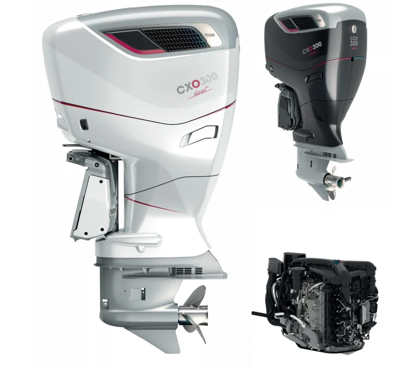 Top Hot Selling NEW Cox CXO300 first 300 HP production diesel outboard engine Marine Motor