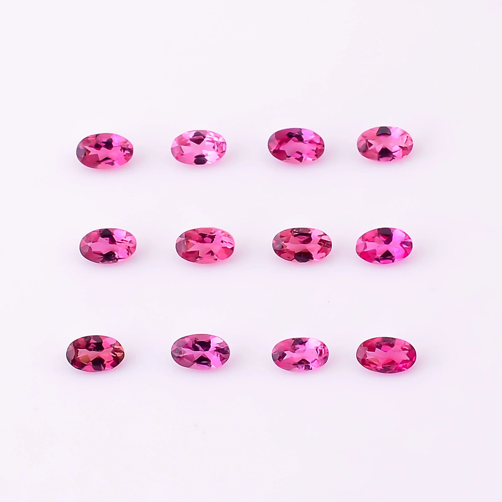 Natural Purple Rhodolite Garnet Oval Shape Brilliant Cut Loose Gemstone Wholesale Price For Jewelry Making Garnet Oval Cut Stone