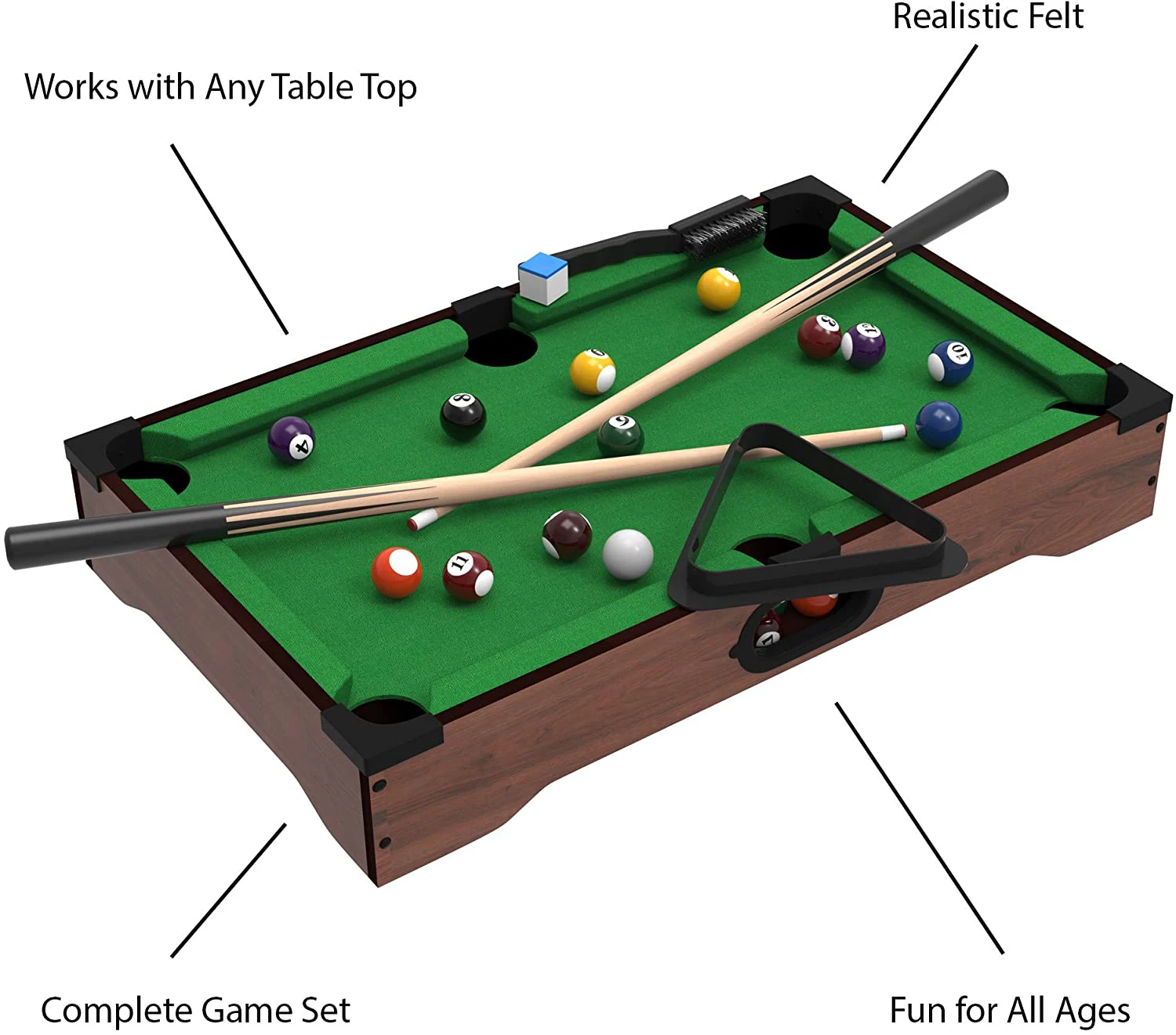 Лидер продаж 2022, деревянный Настольный мини-бассейн