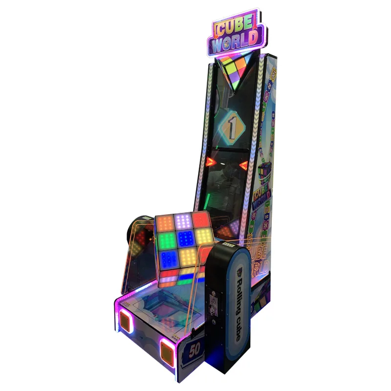 Cube World Style Redemption Ticket Game Machine|Coin Operated Amusement Park Carnival Arcade Games