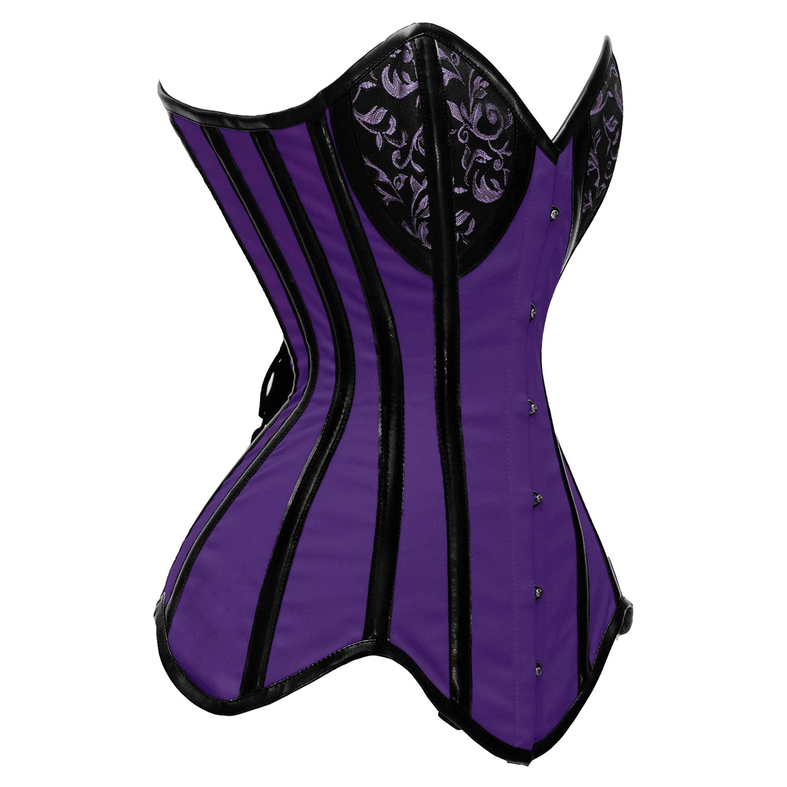 Full Steel Boned corsets Tight Lacing and two color combination corsets Over bust Corset top