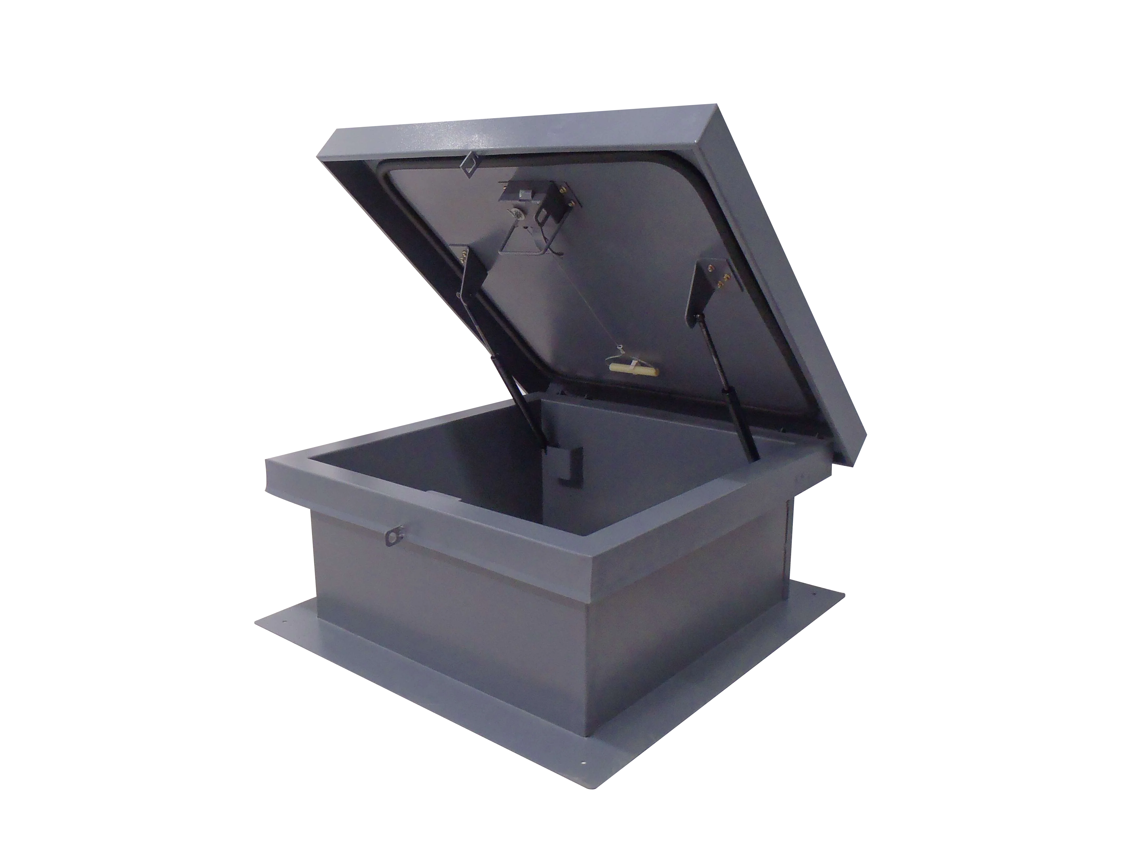 Anti-corrosion Grey Baked Enamel Polyester large size aluminum roof hatch