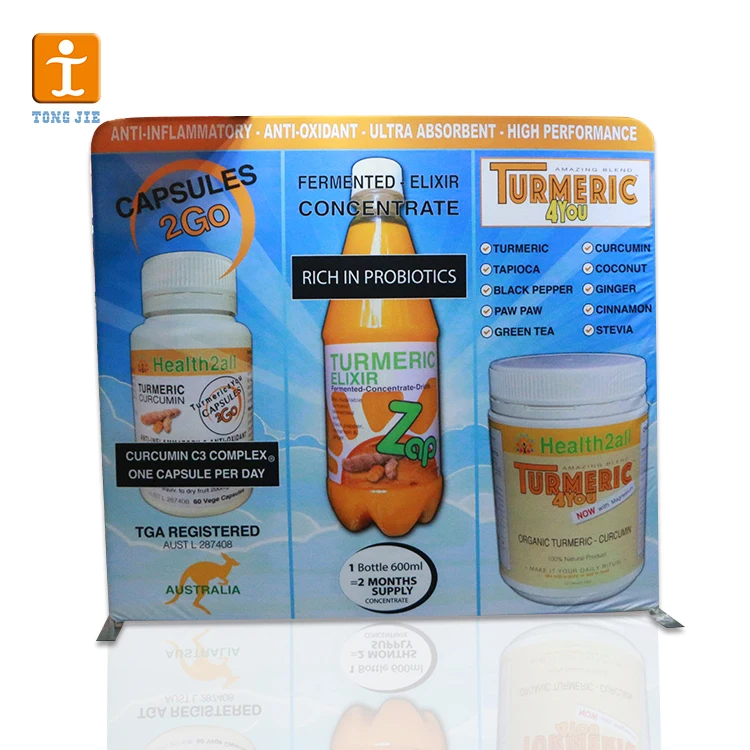 10*10 Ft Tension Fabric Photo Booth Backdrop Frame Pop up banner Custom any Size