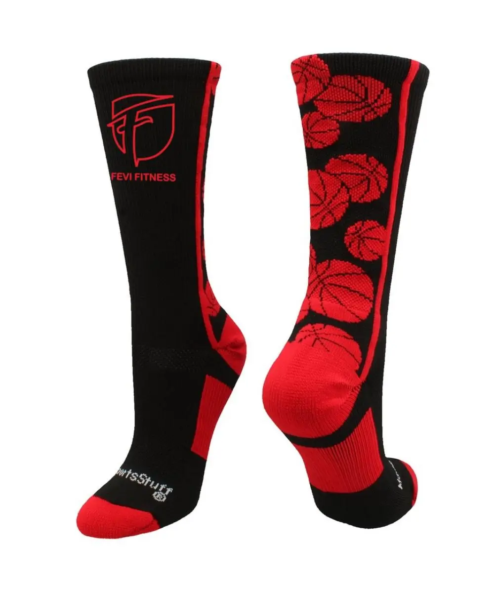 OEM ODM Sport Socks Customized Logo Cotton Athletic Sports Cycling Socks Men Gym Workout Terry Sport Cotton Polyester Socks