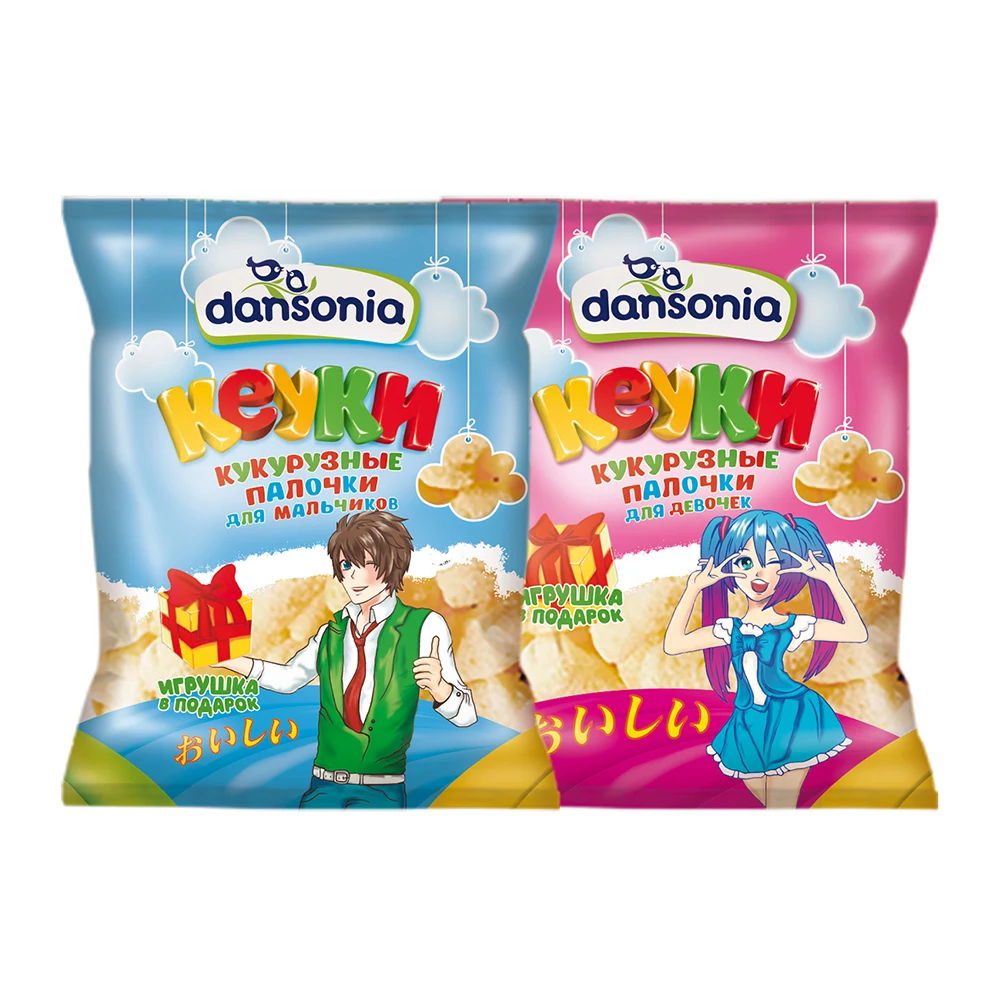 KYOKI Corn sticks mix 50g sweet snack puffcorn wholesale from manufacturer