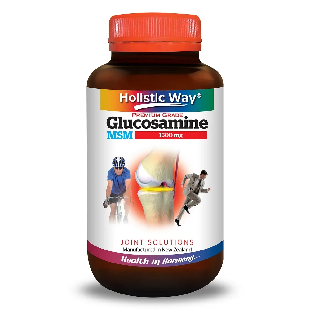 
Premium Grade Holistic Way Glucosamine 1500mg And MSM (90 Capsules) Made In New Zealand 