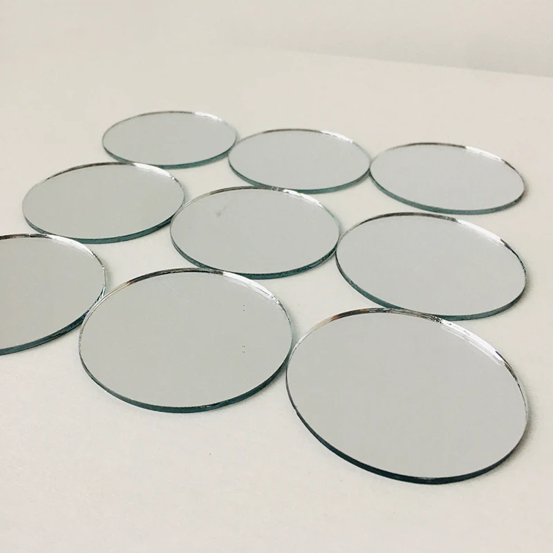 1.3mm 1.8mm 2mm Small Size Makeup Clean Cut Seamed Edge Portable Compact Cosmetic Pocket Mirror