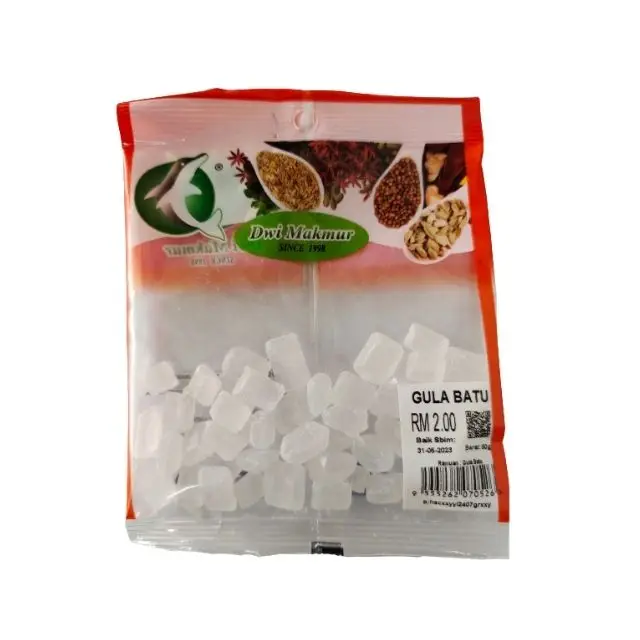 Good Quality 10X60g Rock Sugar Lump Sugar for ingredient Used in Traditional Medicine to Prevent or Treat Various Alignments