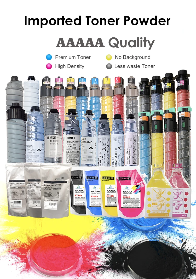 Jane Color For MPC2030 MPC2050 MPC2550 MPC2530 MPC2051 MPC255 colored toner refill for Ricoh mpc IMC Series