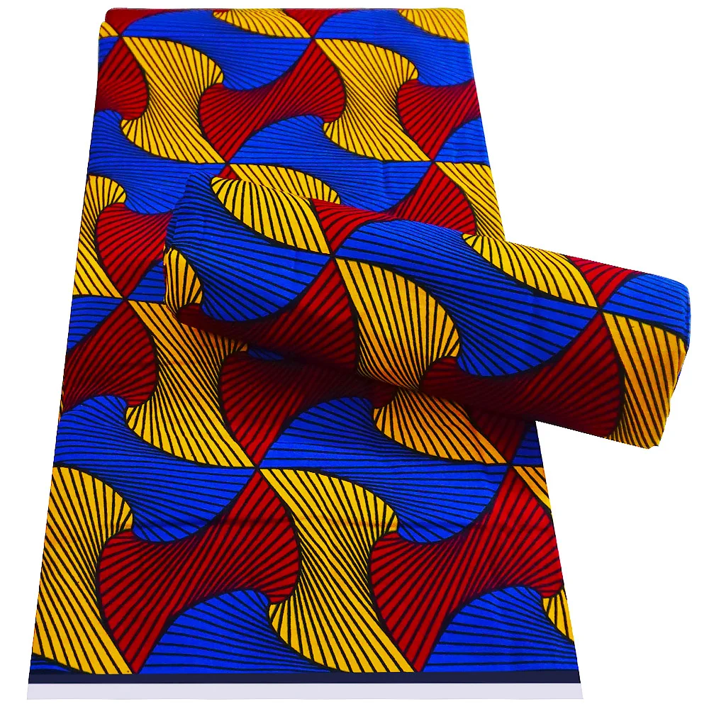 
fashion african ankara fabric african real wax fabric veritable block wax prints high quality V998 