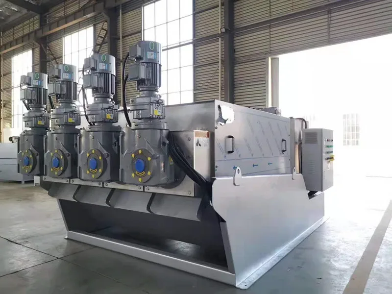Multi-plate Screw type sludge dewatering machine