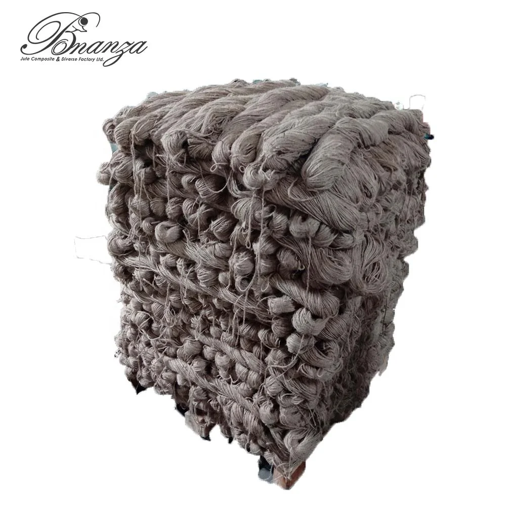 20 Lbs and 2 ply Sacking Quality Jute Yarn in Hanks