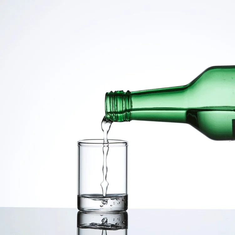 Лидер продаж, корейский традиционный рисовый винный фруктовый ароматизатор Soju, зеленая бутылка 360 мл, аромат яблока муслато, персика