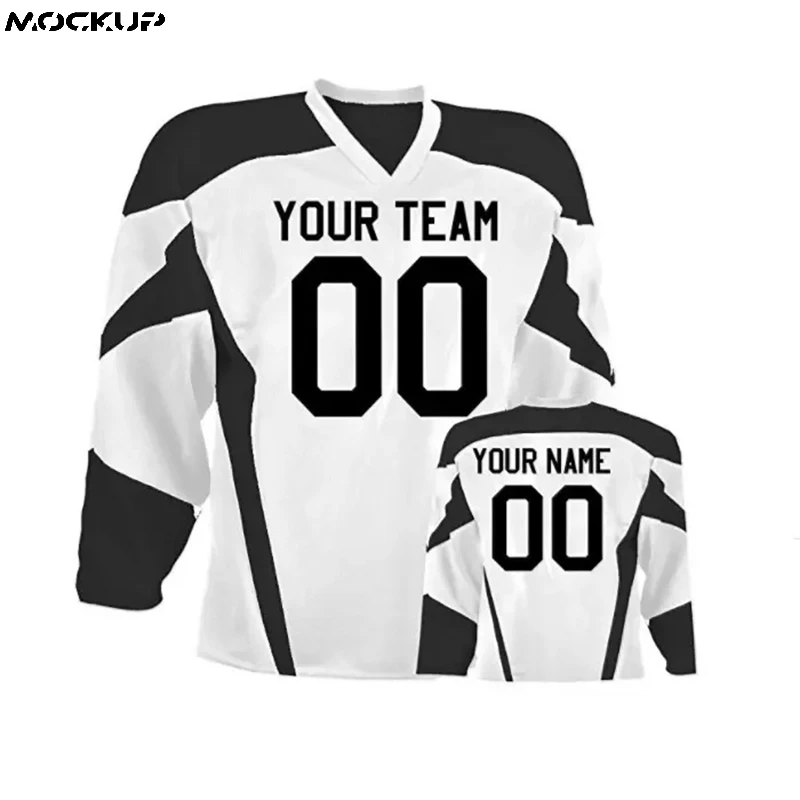 Street Wear Men Custom Made Sublimation breathable fabric ice hockey  High Quality Printed uniforms