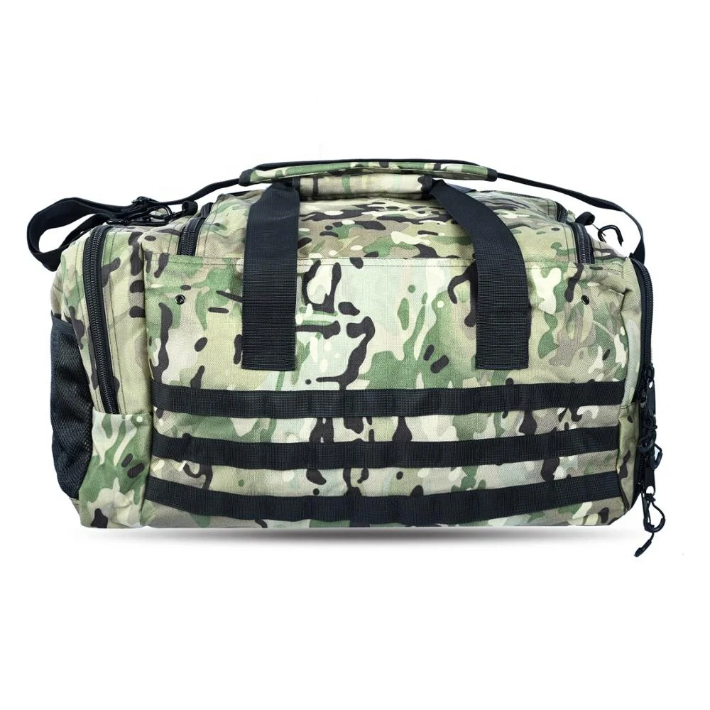 Large shoulder stripe 1000D nylon cordura gym duffel bags