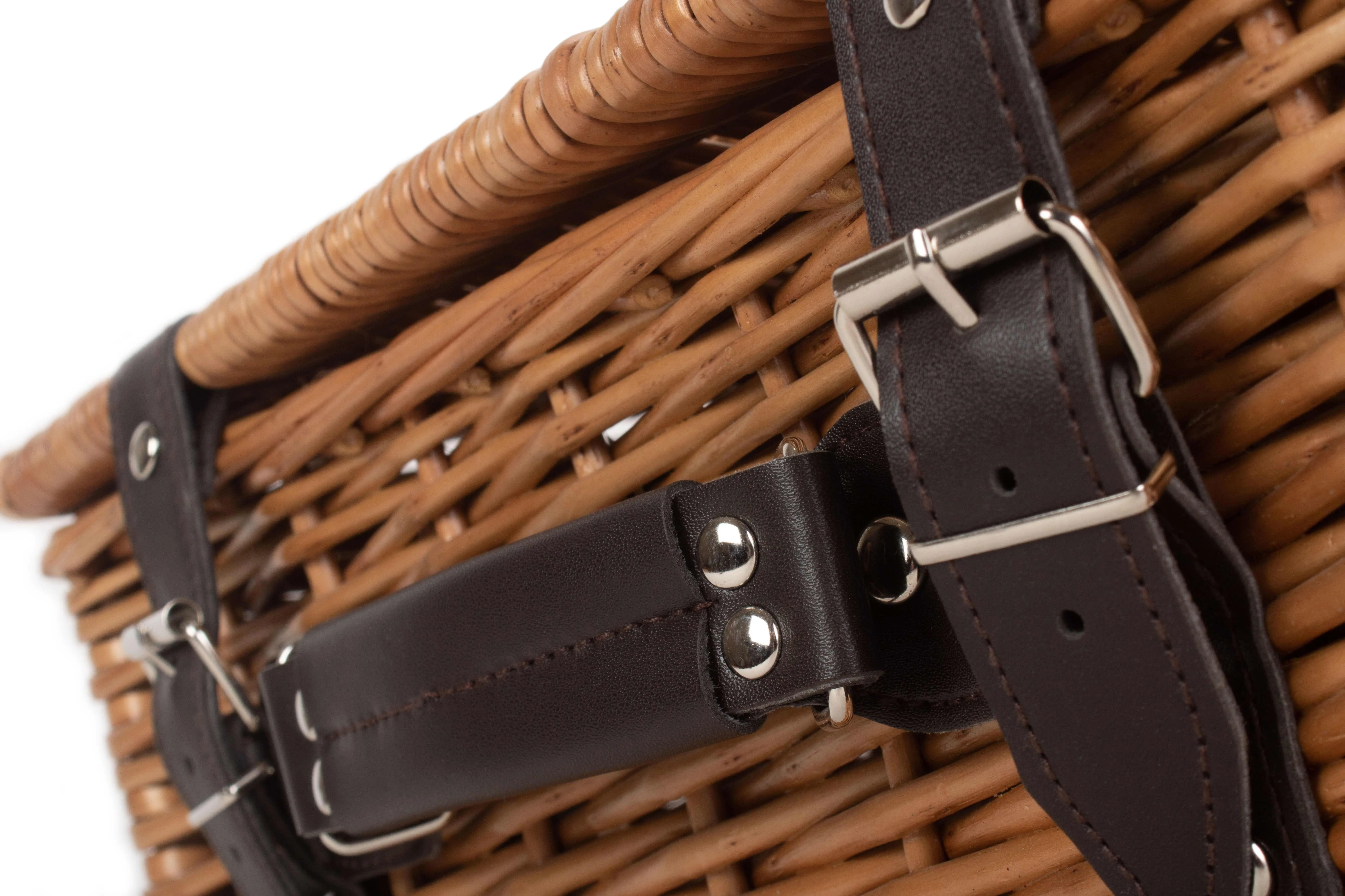 Natural Woven Empty Wicker  Basket Gift Hamper with Liad