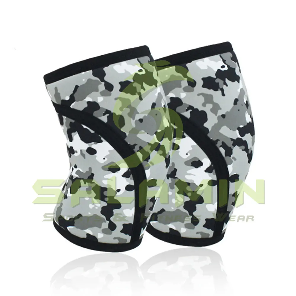 2021 new product 7mm weightlifting knee sleeve, knee support squat for powerlifting