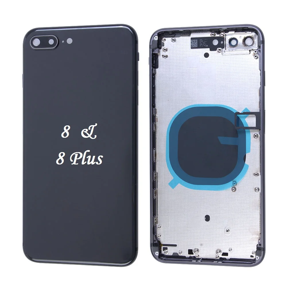 Cell Phone Back Housing With Full Assembly Back Housing Cover For iPhone 8 8P 8 Plus Body Custom Part With Logo