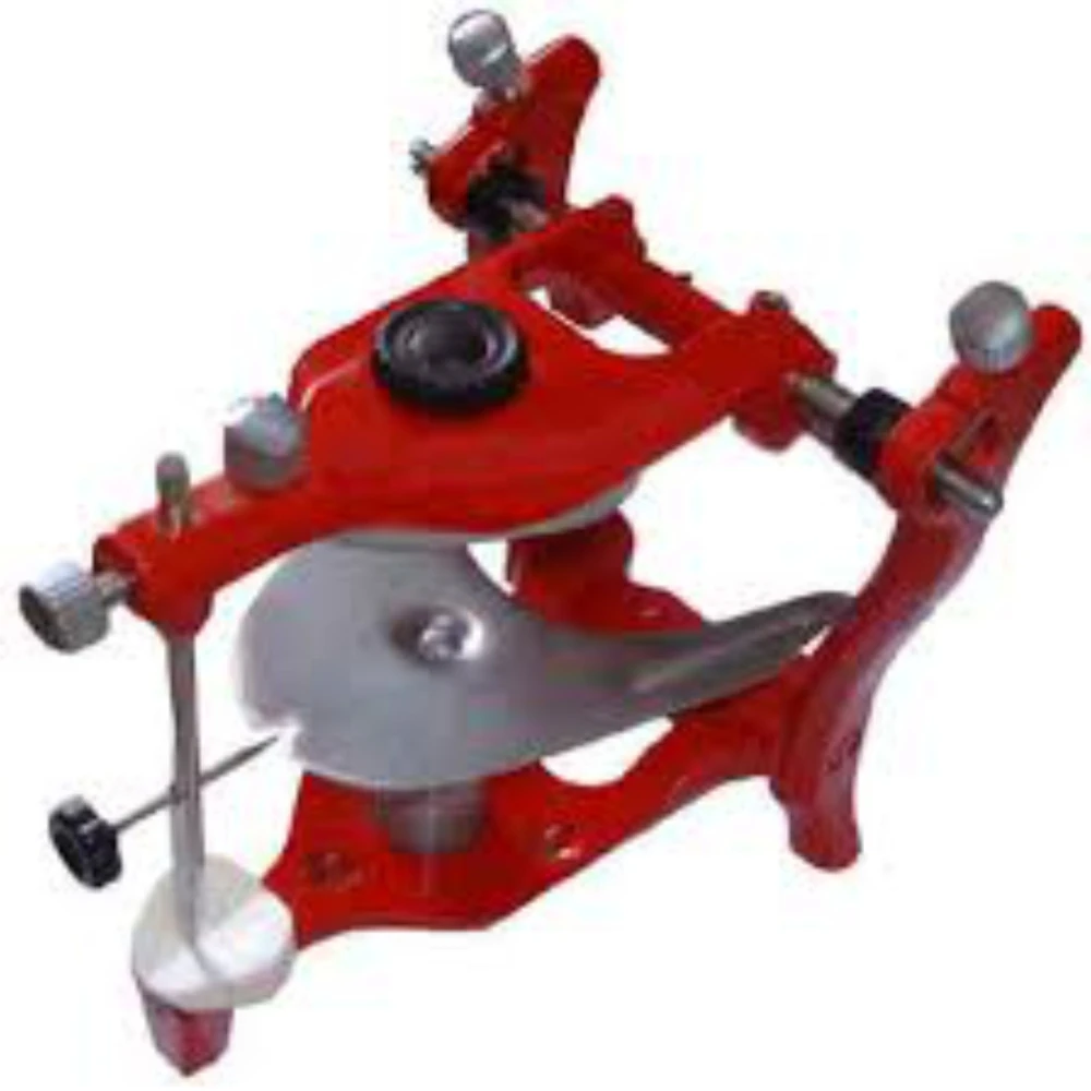 DENTAL LAB ARTICULATOR SEMI ADJUSTABLE ANATOMIC ALUMINUM RED COLOR DENTAL ARTICULATOR LIGHT WEIGHT     MGI-53