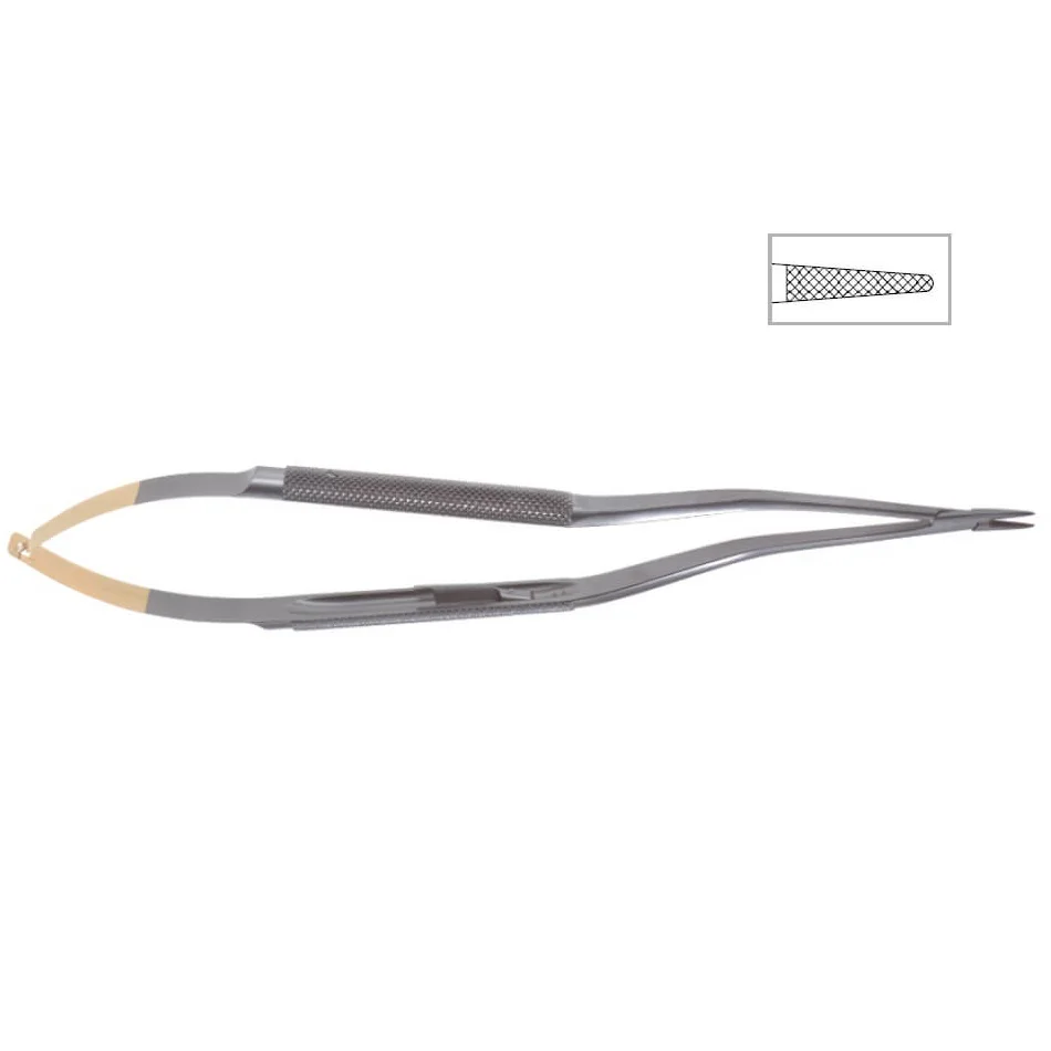 Castroviejo Tebbetts промежуточный байонетный держатель иглы 20 см вставка из карбида вольфрама