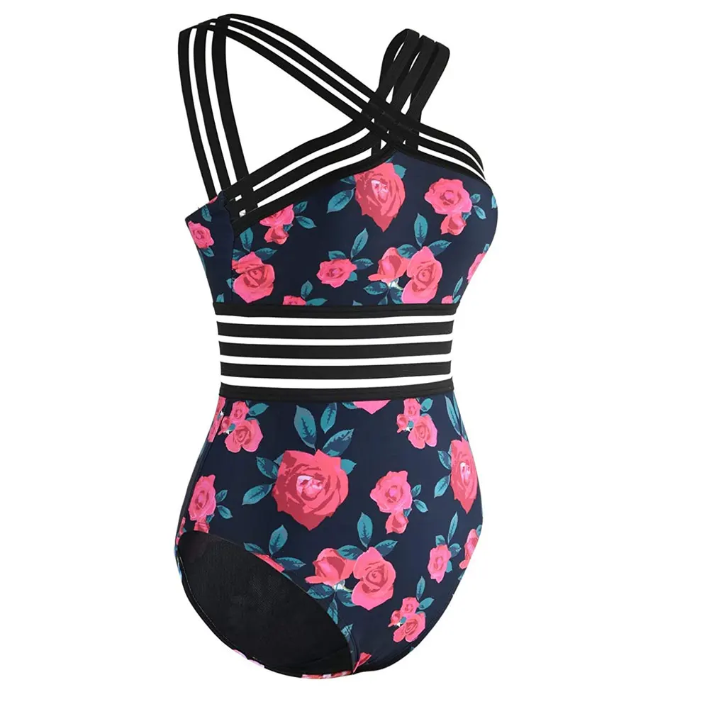 Accept Customized Backless One Piece Swimwear Women Swimming Suit Swimsuit