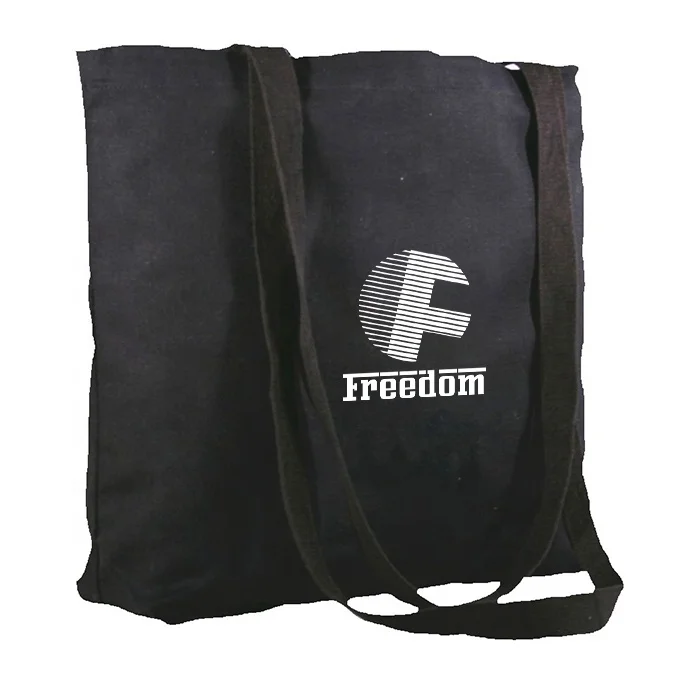 
Heavy Duty Canvas Cotton Shopping Tote Bag with Custom Printed Logo 
