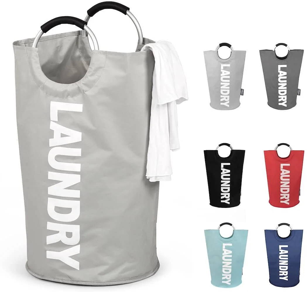 Laundry Basket with Handles Big Fold-able Laundry Bag Bin Hamper for Dirty Used Clothes for Washing Wholesaler and Supplier.