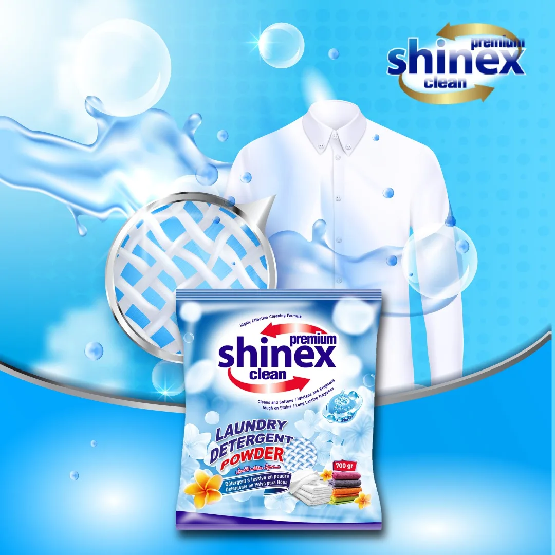 Hand Washing Powder Detergent for Laundry Washing 100g 700g 1000g High Foam Low density  with Strong Perfume made in Turkey