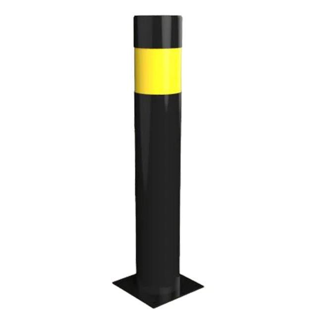 U Shaped Metal Bollard Safety Parking Barrier Post Guard Low Profile High Line Divider Steel