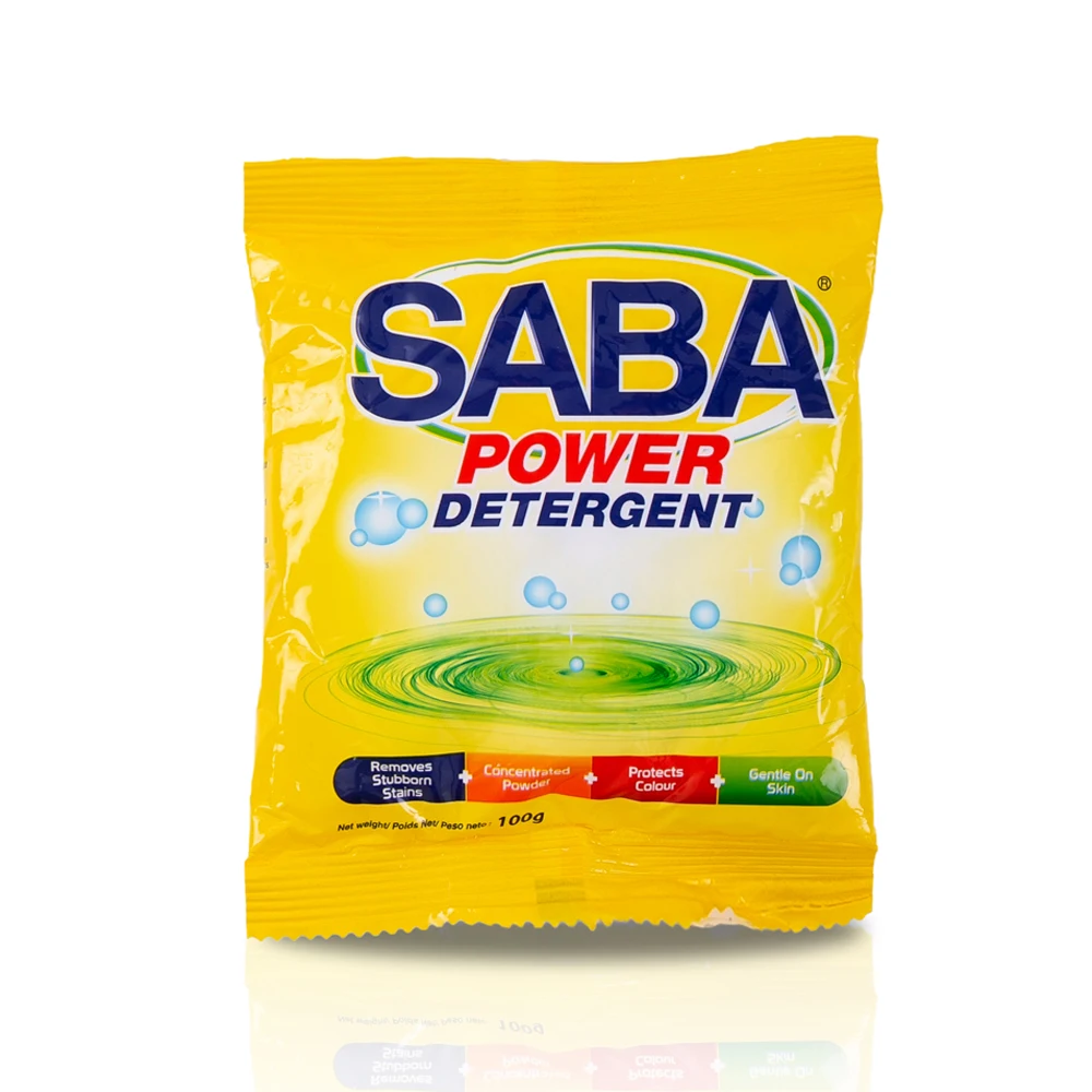 Household Saba Power Concentrated Laundry Detergent Powder Washing Laundry Soap with Rich Foam