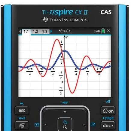 
Best Original New TI-Nspire CX II CAS Color Graphing Calculator with Student Software 