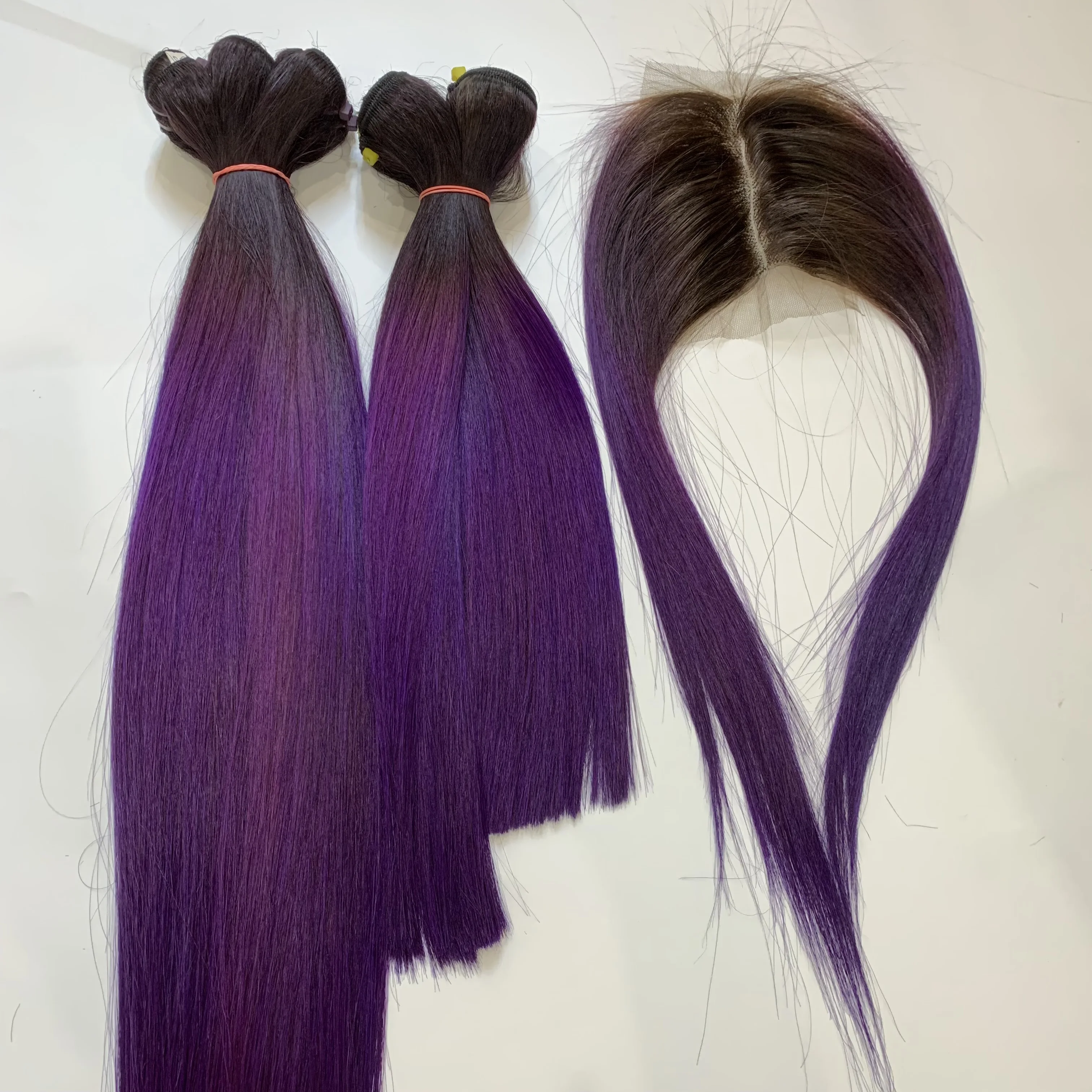 Лидер продаж 2 тона пучок волос с эффектом омбре волосы шелковистые прямые медовый блонд натуральные бразильские человеческие для наращивания