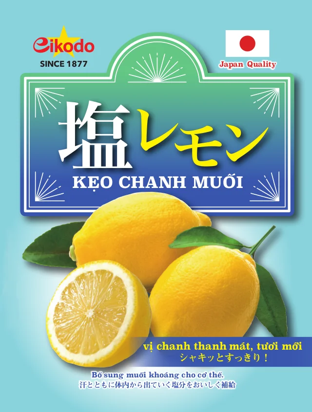 
Best selling Salt Lemon Candy Japan Standard from Vietnam 