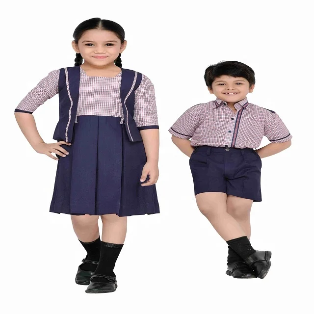 New Product Promotional School Uniform For Boys & Girls New Designs Primary School Uniform