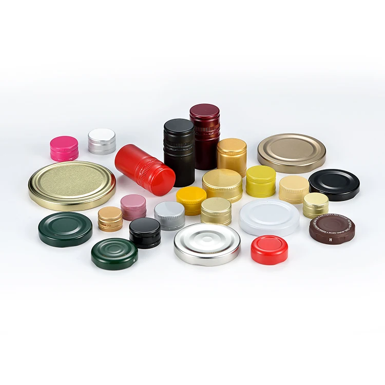 Алюминиевая крышка для стеклянной бутылки