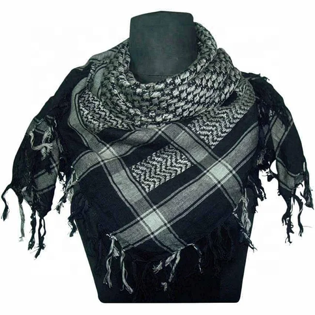 
Stylish black & white soft pure viscose scarfs stoles shawls 
