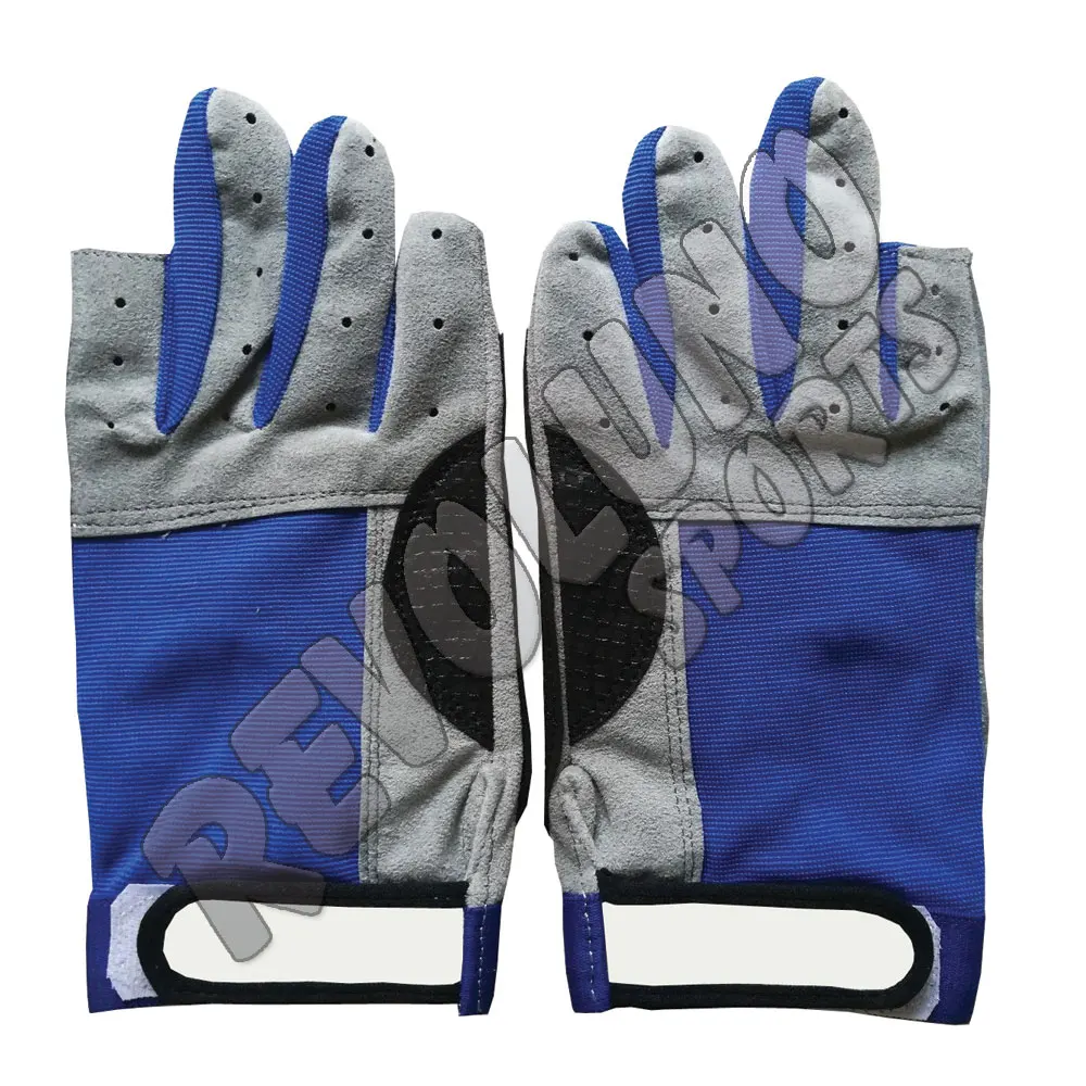 Leather Sailing Gloves Yachting Kayak Dinghy Custom Made Fishing Boating Gloves