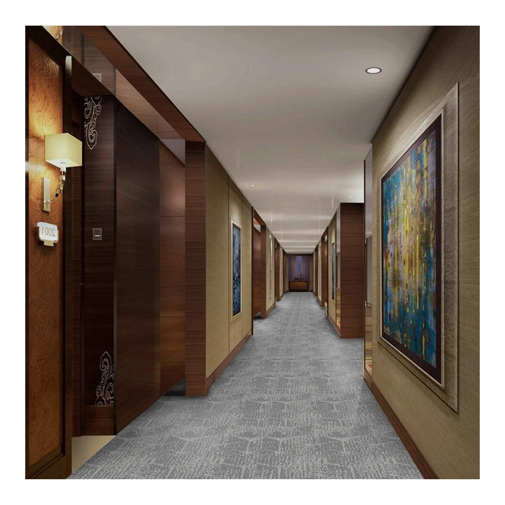 polypropylene carpet roll modern style PP 6mm cover custom floor indoor commercial hotel carpet