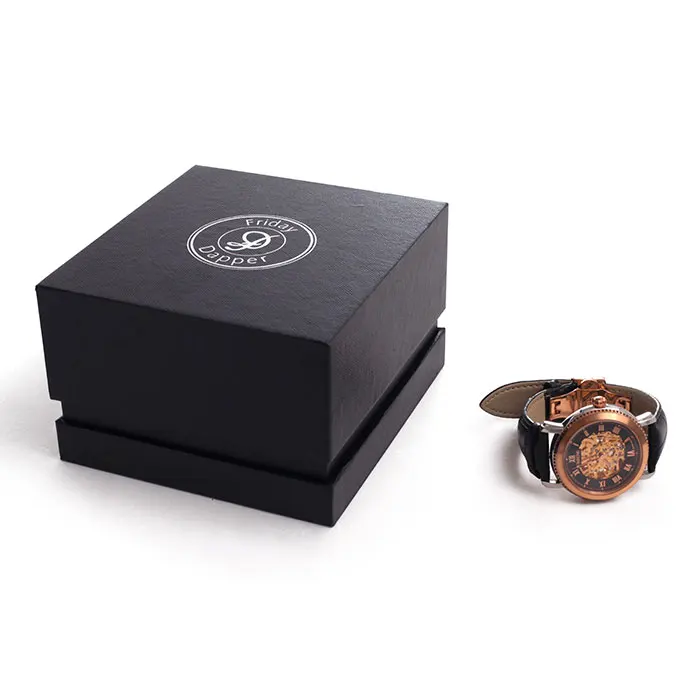 Elegant cardboard paper luxury watch box for watch packing