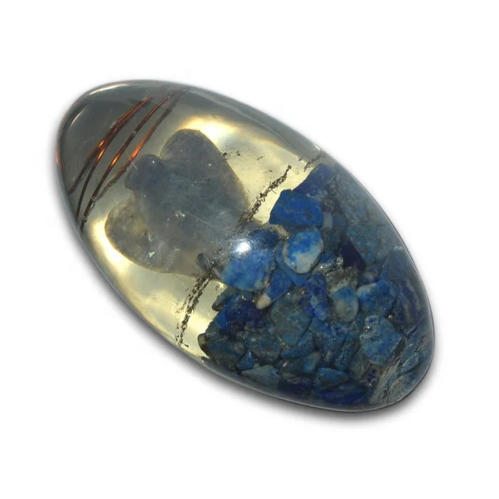 Lapis Lazuli With Angel Orgone Shiva lingam | Buy Lingam