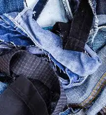  100 ткань для обрезки отходов джинсовой ткани хлопка от вьетнамского производителя-Whatsapp: + 84379007507