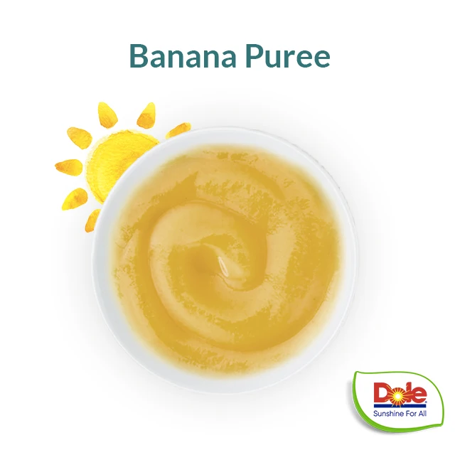 2021 Fresh Delicious Dole Bulk Supplier of Aseptic Banana Puree, Sterilized